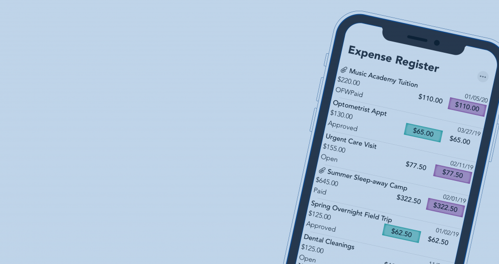 Handle your shared parenting expenses with the OFW app