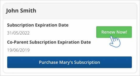 Manually Renewing a Subscription