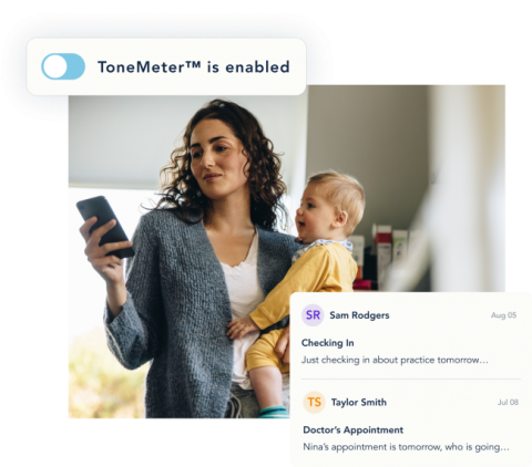 Messages product feature shots